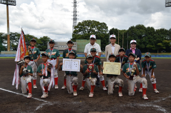 6年チーム　連盟夏季大会　優勝！！